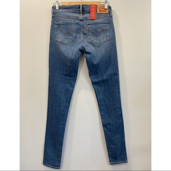 NWT Levi's Skinny Filiforme Mid Rise Skinny Jeans - Picture 5 of 10